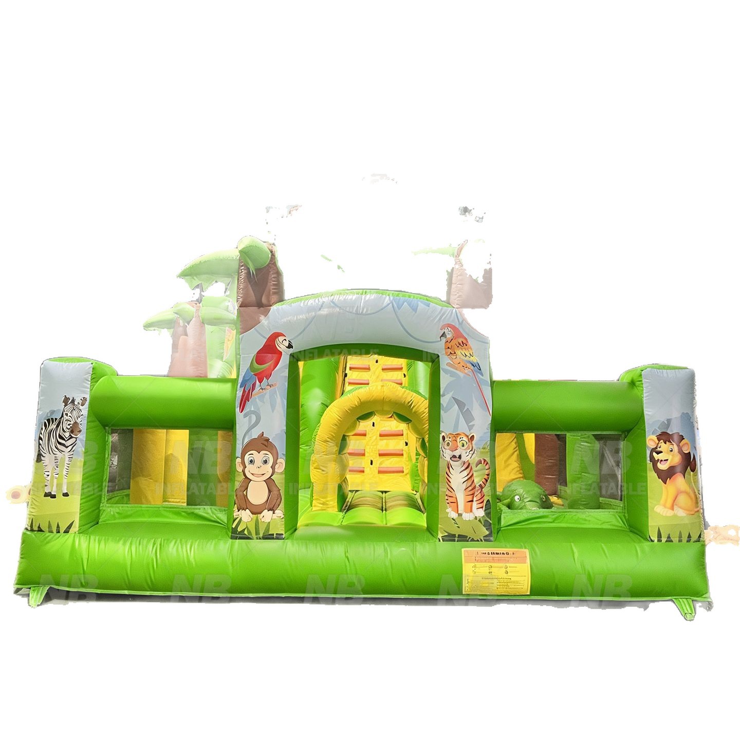 Gran castillo infláble al aire libre cama de salto interior atrio de centro comercial en línea deslizante deslizante barraca Fuerte travieso