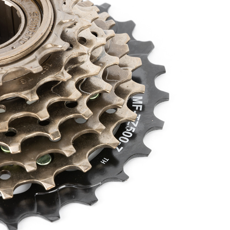 Rueda volante de bicicleta de montaña trasera de posicionamiento multinivel volante giratorio TZ500 siete niveles de velocidad variable accesorios de equitación