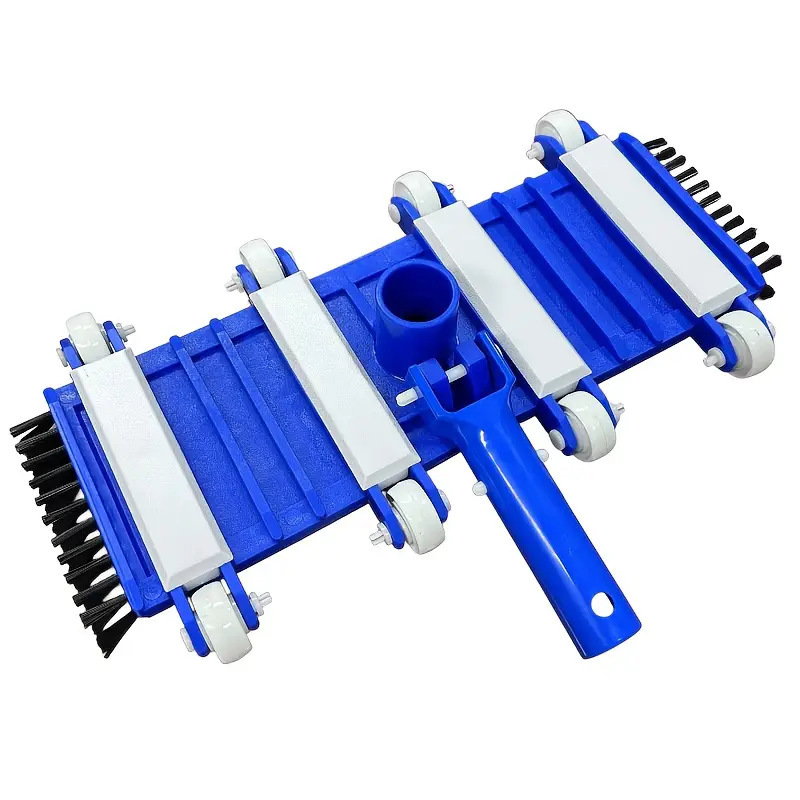 Piscina reforzada cabeza de absorción de suciedad 14 pulgadas piscina con cepillo lateral productos de limpieza de piscina en stock directo transfronterizo