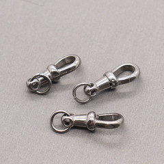 Stainless steel four-hole gourd buckle DIY jewelry jewelry bile buckle bracelet connection buckle accessories pocket watch buckle wealth cloth buckle