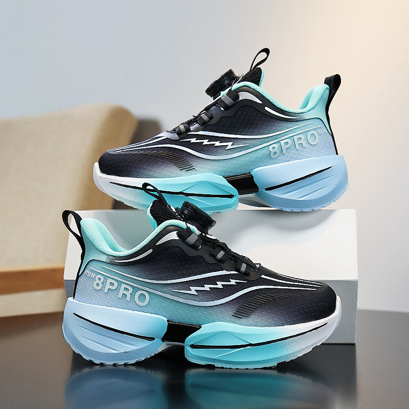 Chitu 8pro zapatillas para correr para niños, cojín de aire de palma completa, zapatos deportivos de prueba física para estudiantes, amortiguación, tablero de carbono para niños grandes, zapatillas para correr para niños