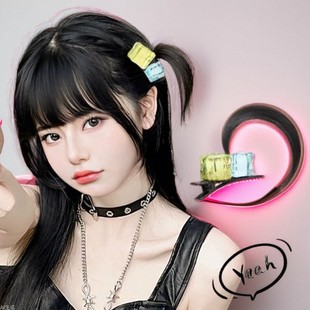 Shake the same style boqi sauce two-dimensional wig women's hairpin roll dazed hair shuttlecock head simulation fake hair accessories in stock