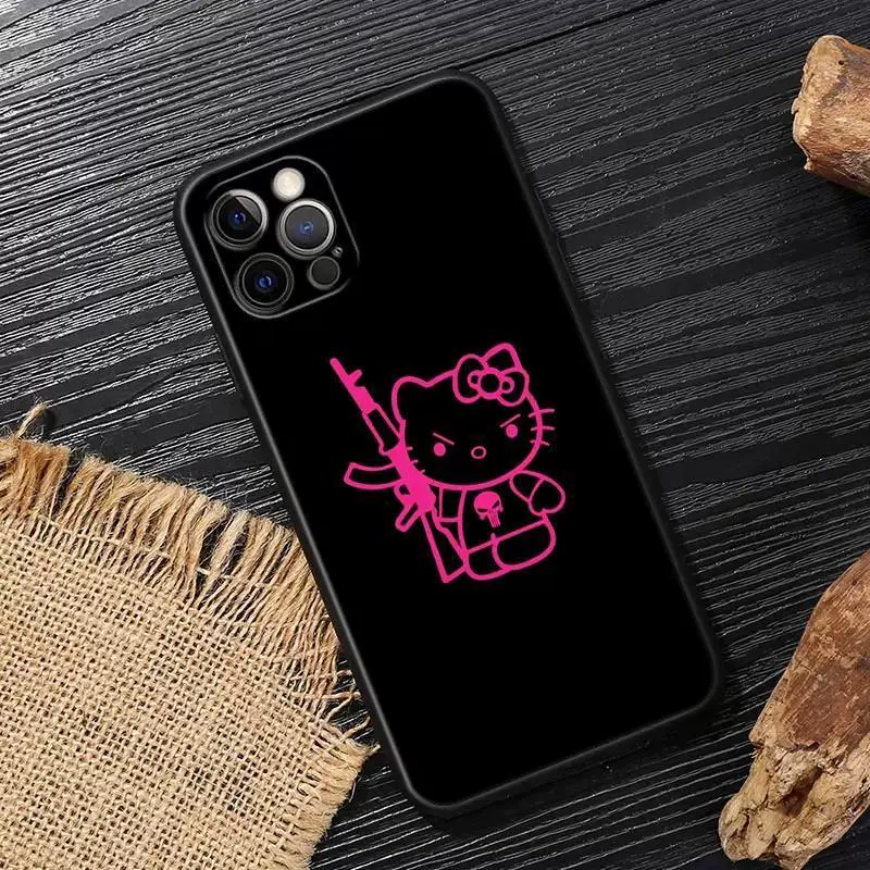 Apple, милый чехол для телефона Hello Kitty, совместимый защитный чехол, чехол для iPhone