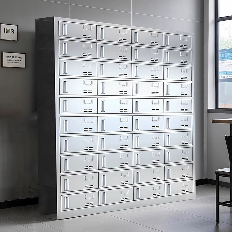 armario de acero inoxidable personal de la escuela comedor armario de platos de comedor multipuertas comedor cajas de comedor cuencos palillos armario de cubiertos armario de vestuario