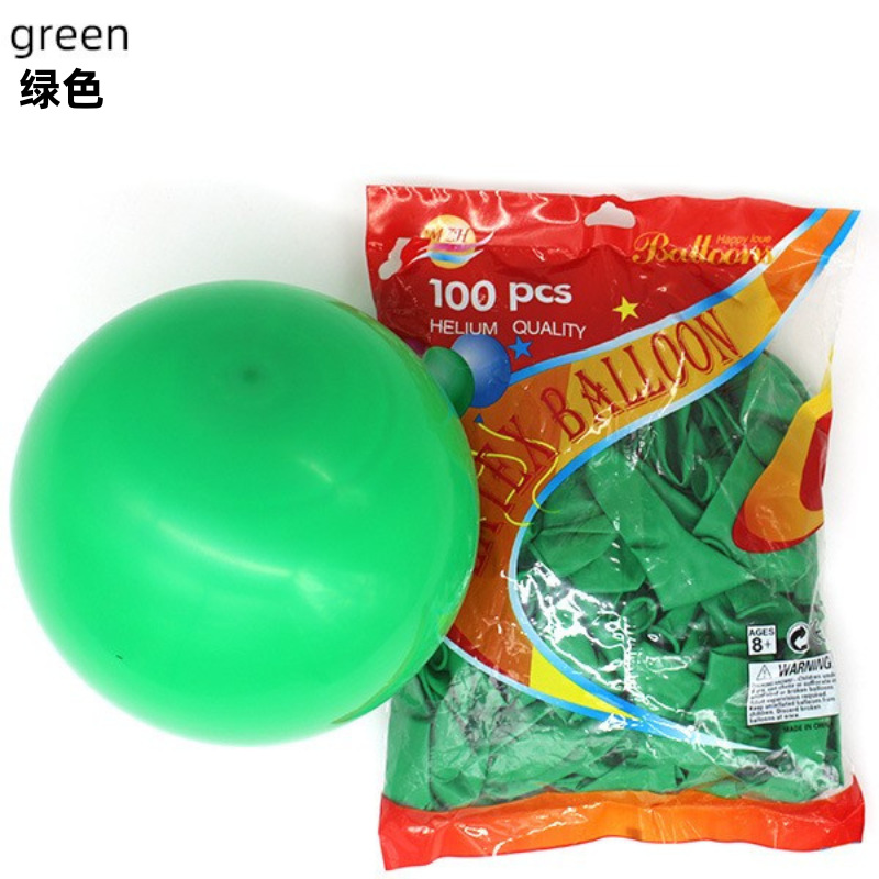 Decoración personalizada de globo mate grueso de 12 pulgadas decoración de fiesta de cumpleaños globo personalizado traje al por mayor globo transfronterizo