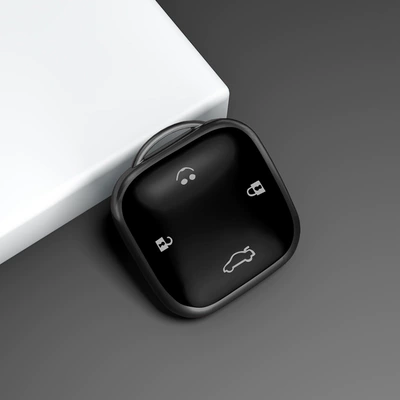 Suitable for Changan Cs75 Key | Car key bag - model-e-individual-key-cover-titanium-gray