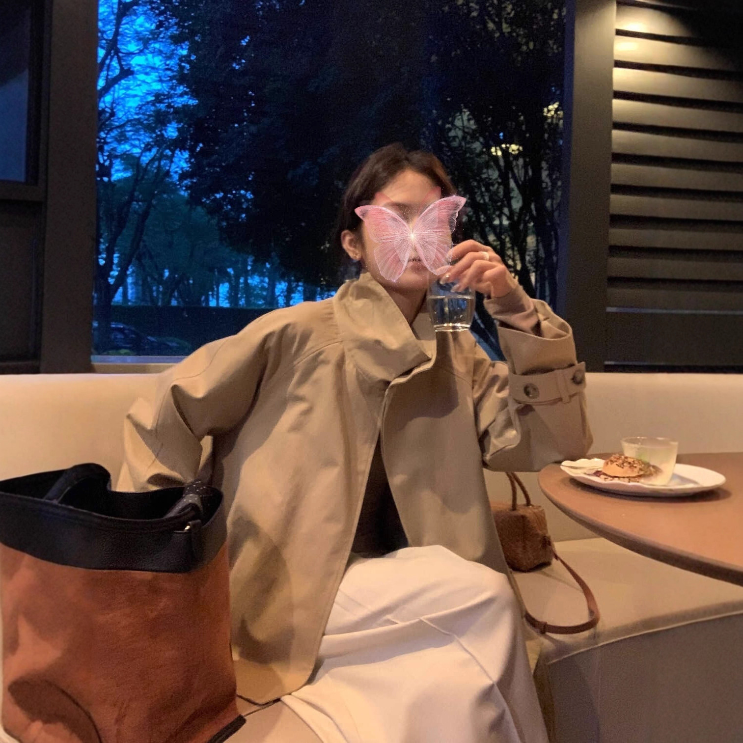 Khaki Short Windbreaker Jacket for Women 2025 New Early Autumn Petite High-End Korean Style Stand Collar Loose Top