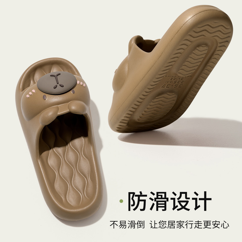 女性用クロスボーダースリッパ、新しい屋内および家庭用滑り止め浴室入浴EVAスリッパ、男性用夏用|undefined