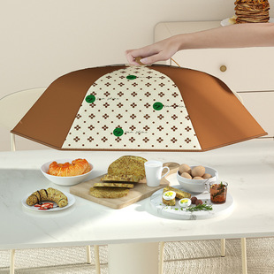Insulated Food Dish Cover New Four-Leaf Clover Food Artifact Cover Leftovers Winter Cover Foldableable Storage
