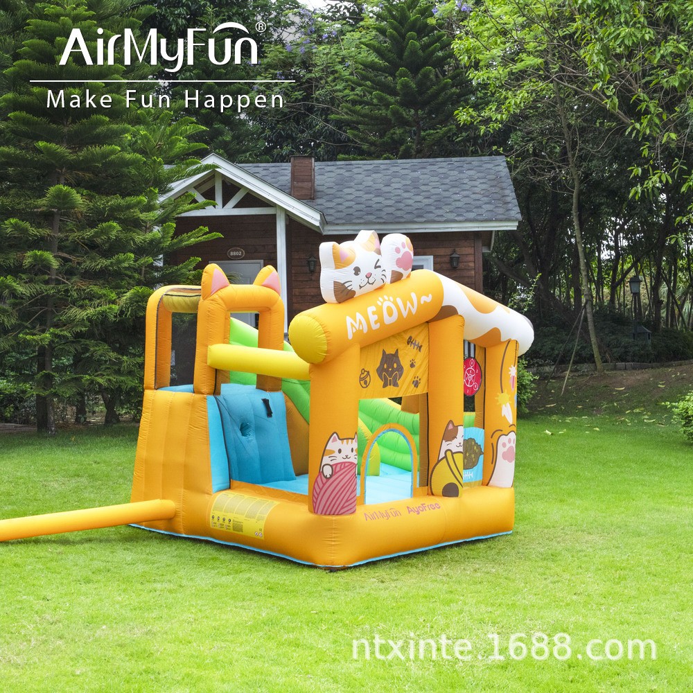 AMF pequeño castillo infláble infantil infláble casero trampolín infláble castillo interior castillo infantil infláble casero diapositivas inflables