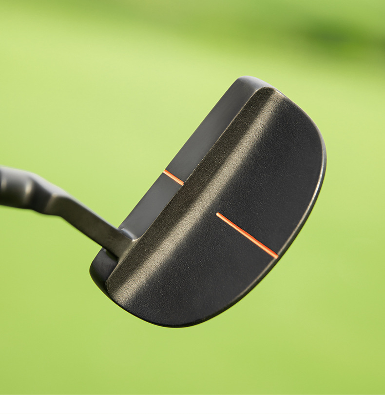 Thanh tập golf PGM bằng thép không gỉ trọng tâm thấp có đường ngắm — TUG062-Thanh đẩy màu đen [với nắp đầu] chi tiết 6