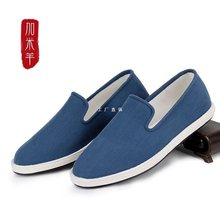 加米羊老北京布鞋男士中式传统千层底布鞋休闲鞋中老年一脚蹬男鞋
