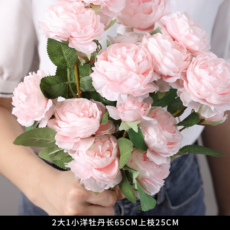 2 big and 1 small foreign Peony