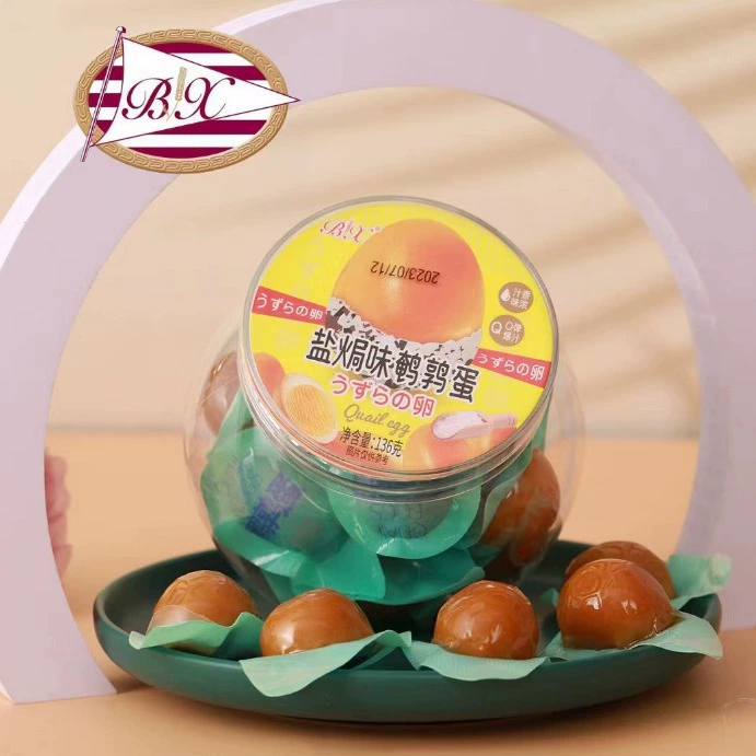 136g перепелиное яйцо соль запеченное тушеный вкус тигровая кожа консервы повседневные детские лапша-партнер тушеное яйцо закуска