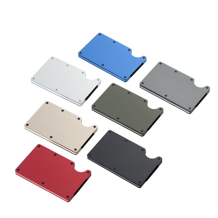 Solid Color Alloy Card Holders display picture 4