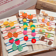 秋冬儿童毛绒头绳不伤发发圈女童宝宝扎马尾皮筋发饰女孩扎头皮套