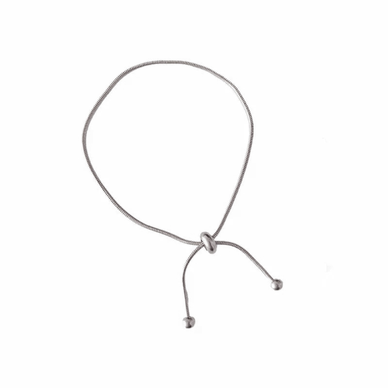 Tobillera ajustable, nueva cadena de pie a la moda, estilo minimalista popular, sensación de alta gama, joyería para pies que no se decolora para mujer.