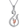 Small design jewelry, sophisticated swan, pendant, necklace, European style, suitable for import, simple and elegant design