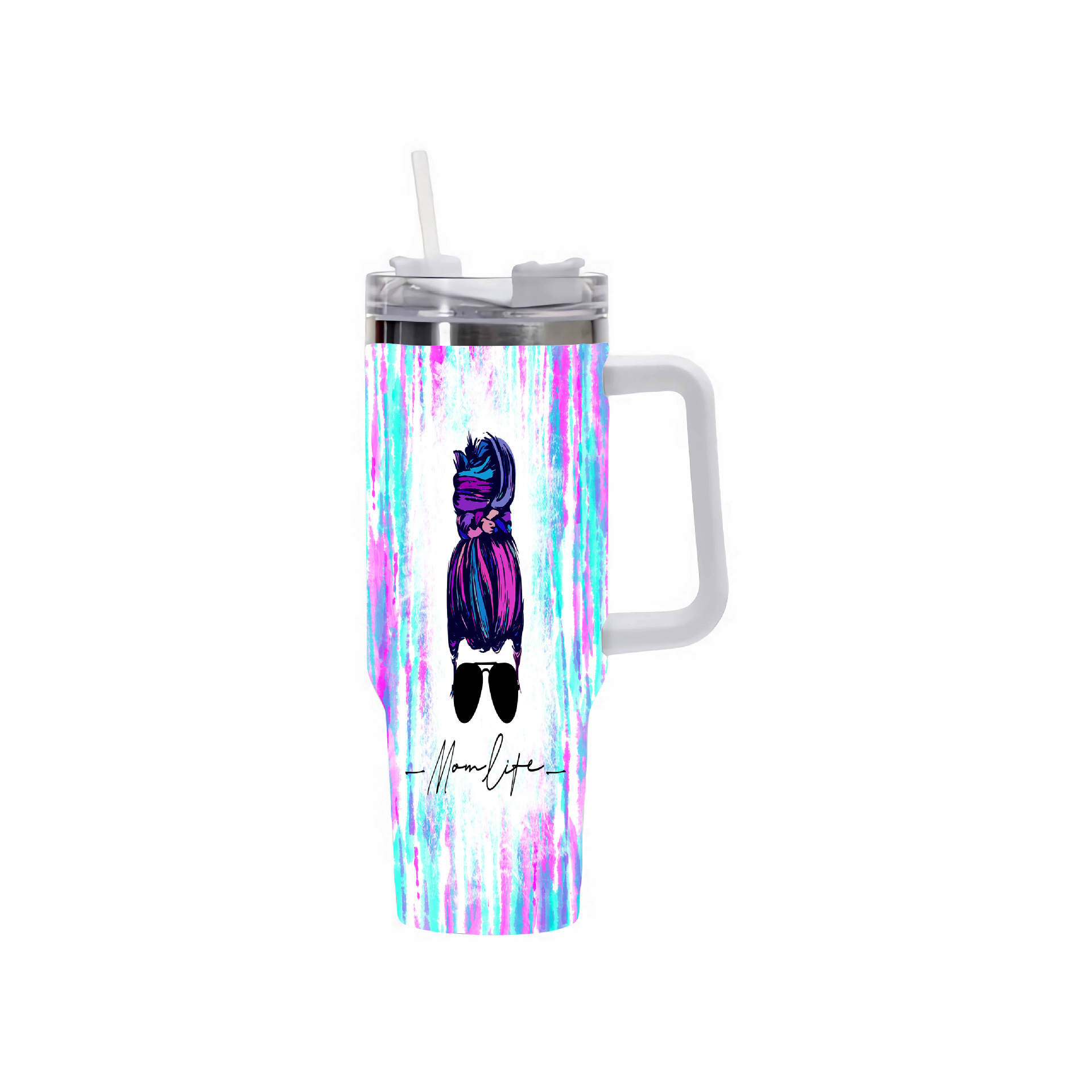 Transfronterizo nuevo creativo 40oz taza de helado taza de coche al aire libre Halloween Navidad regalo taza de paja