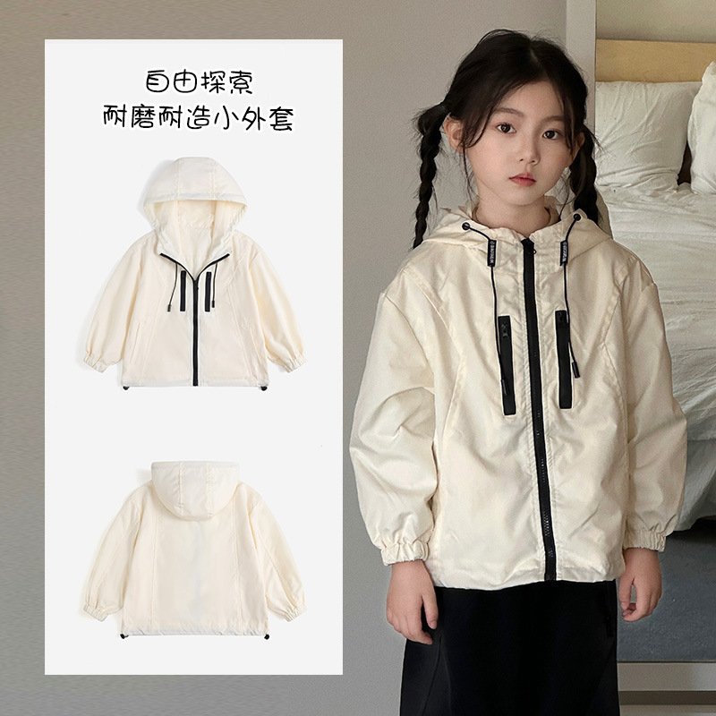 Ropa de niños chaqueta de asalto para niños chaqueta de primavera y otoño 2024 nueva chaqueta de niños para niños y niñas al aire libre
