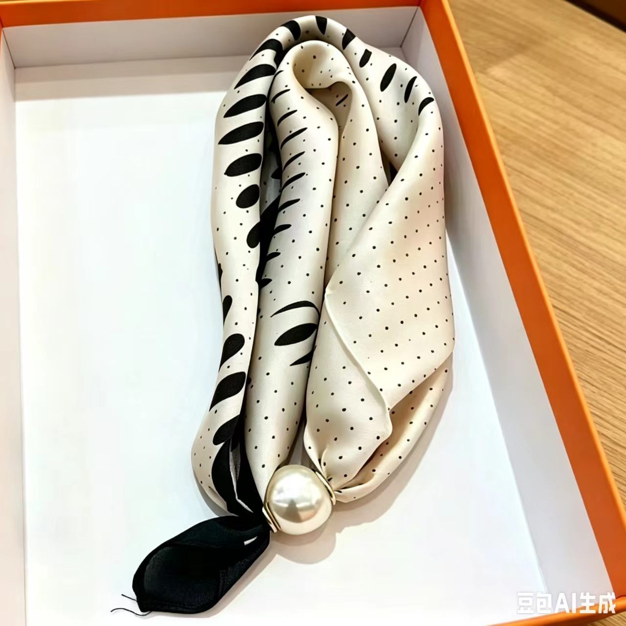 타원형 도트 블랙 +416
