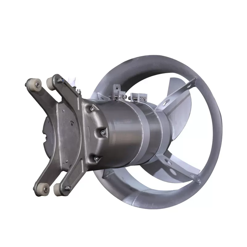 QJB潜水搅拌机 7.5KW铸铁材质源头厂家污水处理固液气三态混合