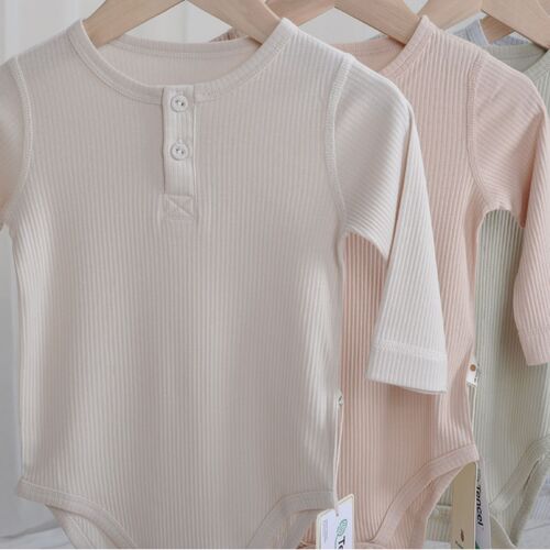 Lan Jing Modale Newborn Baby Long Sleeve Pajama Set, Boneless Winter Children's Clothing, Onesie, Undershirt, Crawling Suit