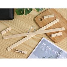 竹制折叠4个头竹裤架 多用晾晒衣架 竹制折叠晾晒夹袜子夹内衣夹