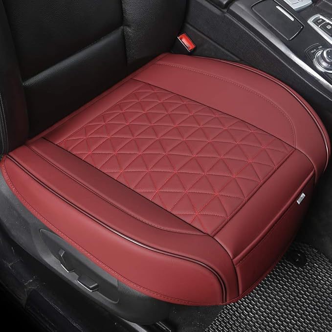 Universal four-season car seat cushion, summer perforated car seat cushion, leather three-piece car seat cushion set