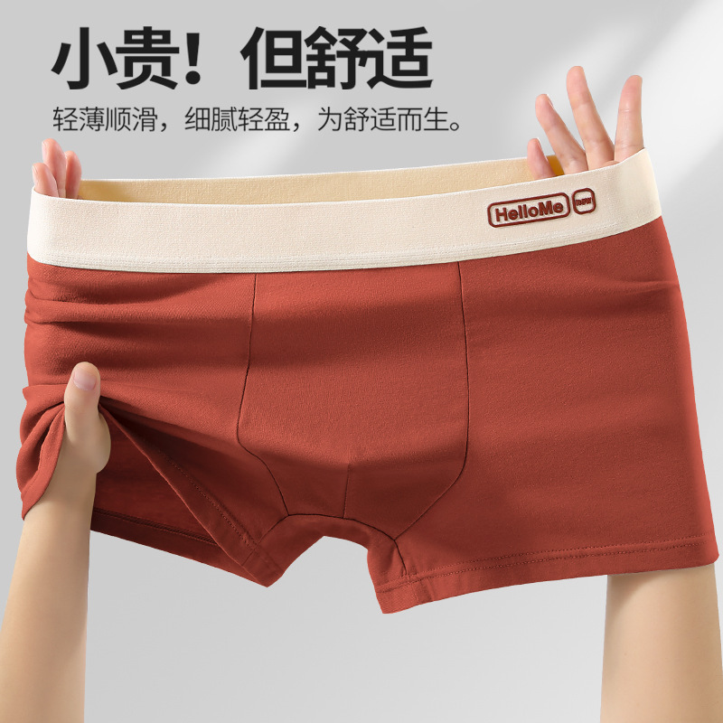 Men's Underwear Men's Pure Cotton Antibacterial Boxers Youth All Cotton Breathable Four-Corner Shorted plus size Shorted Pants for Boys Men's Underwear Men's Pure Cotton Antibacterial Boxers Youth All Cotton Breathable Four-Corner Shorted plus size Shorted Pants for Boys