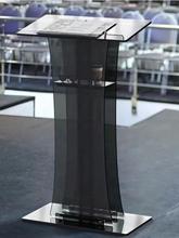 跨境亚克力讲台现代酒店宴会厅会议演讲台咨询迎宾发言台