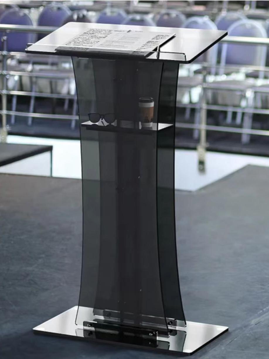 跨境亚克力讲台现代酒店宴会厅会议演讲台咨询迎宾发言台