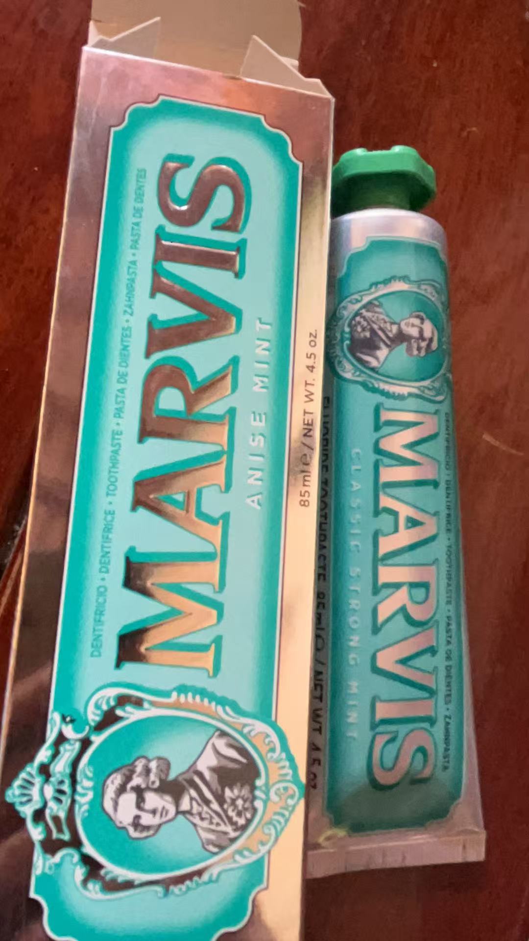 Italia Mars brillante pasta de dientes blanca 85ml aliento fresco jazmín menta pasta de dientes caja de regalo mano regalo al por mayor