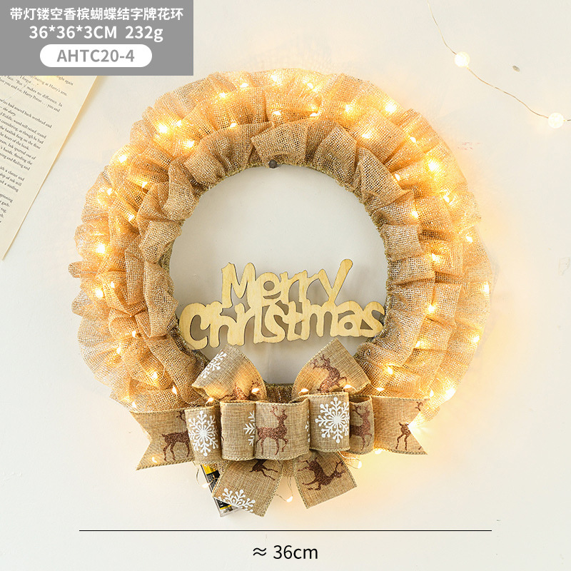 Hong Kong Heng nueva ropa de Navidad fruta roja guirnalda decorativa colgante creativo puerta colgante ventana colgante decoración de Navidad