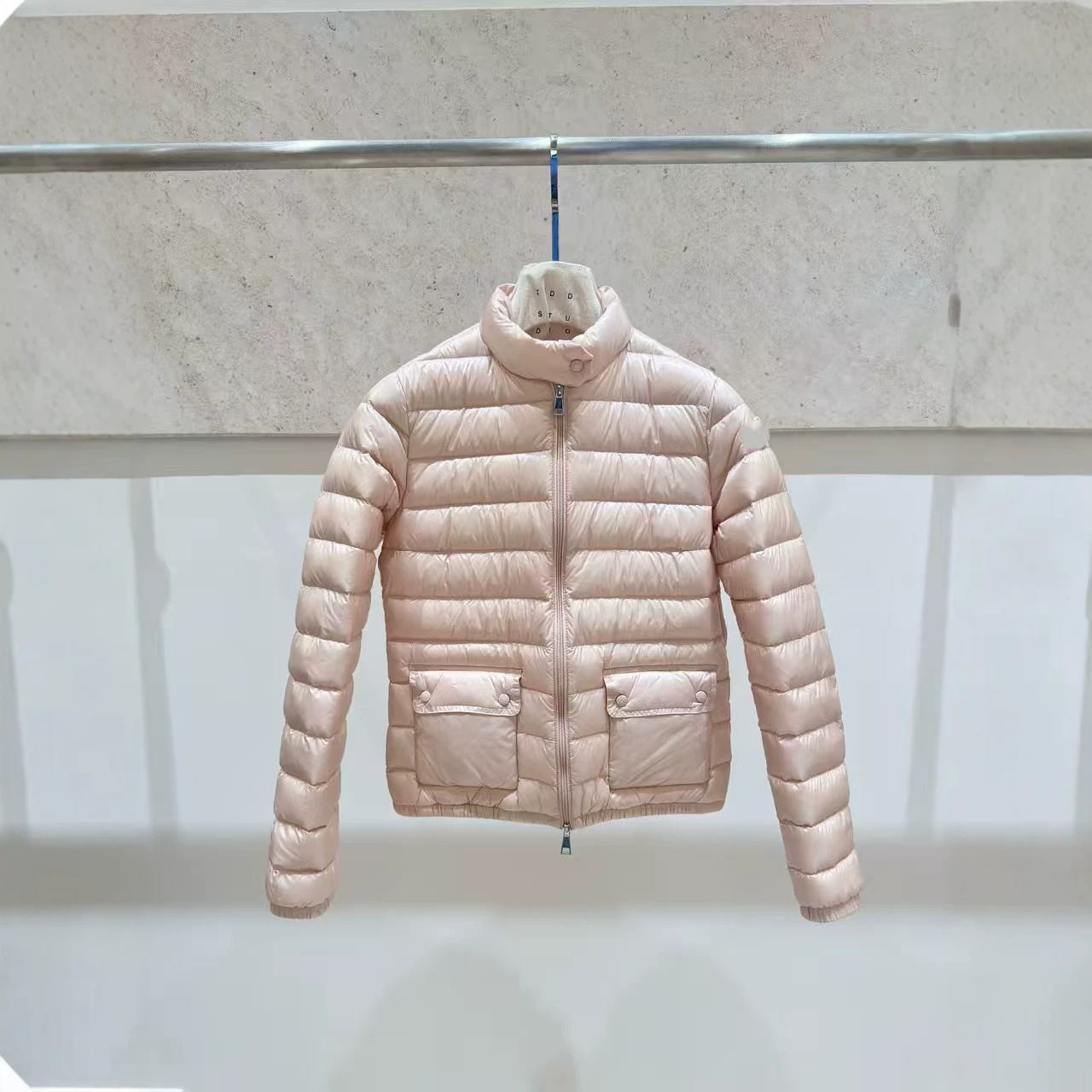 High-end Mengjia new model Lans short women's stand-up collar dow