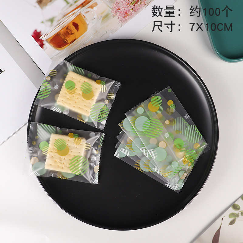 Bolsa de embalaje crujiente de copo de nieve inglesa esmerilada gruesa Bolsa de galletas de azufaifa de leche Bolsa de sellado de galletas de caramelo para hornear al por mayor