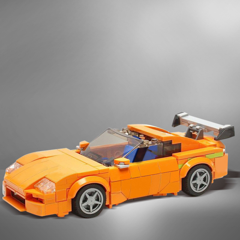 Moc-138484 Car Toyota Supra - Fast and Furious Building Block Toy Compatible with Lego, Cross-Border Hot Seller Moc-138484 Car Toyota Supra - Fast and Furious Building Block Toy Compatible with Lego, Cross-Border Hot Seller