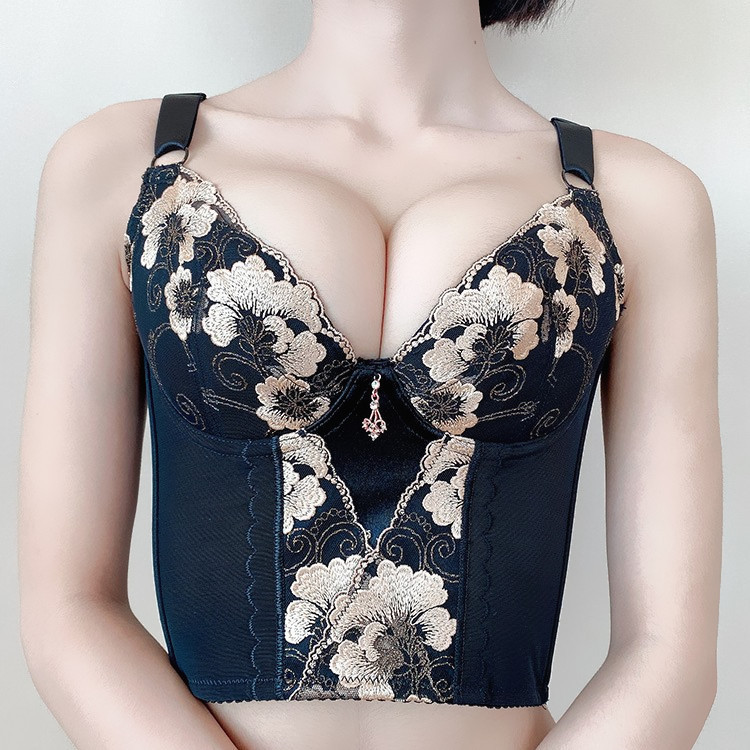 Long Bra Enlargement Underwear Women's Anti-sagging Adjustable Straightening Exterior Expansion Bra Bra Shaping Clothes Gathering