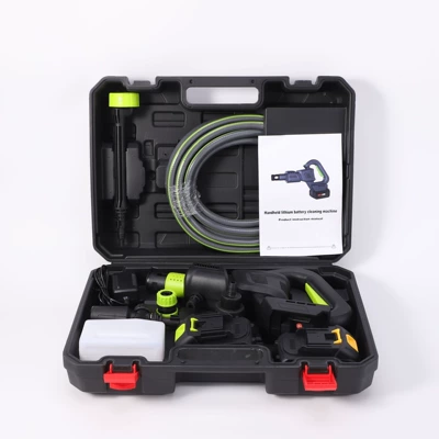 with Foam Pot, Garden Washing – Car washing machine - bare-metal-black