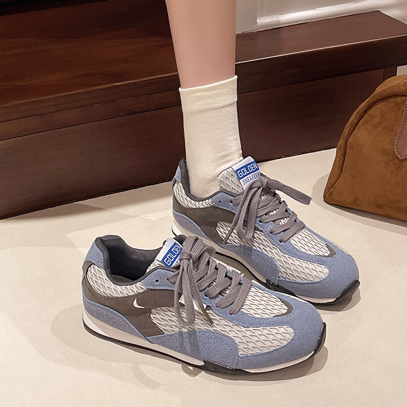 [Serie de redes de pesca] gato y sofá/zapatos de red de pesca malla gruesa transpirable zapatos de suela fina zapatos deportivos lavados retro