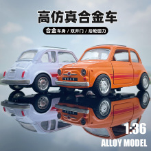 (开窗盒)合金迷你复古汽车模型老爷车可爱蛋糕摆件儿童玩具车
