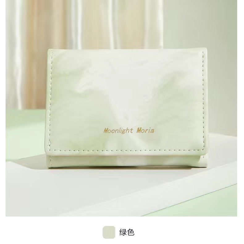 Nueva chica sueño primavera Picnic serie conejo oso tríptico cartera lindo diseño original multi-tarjeta monedero bolsa