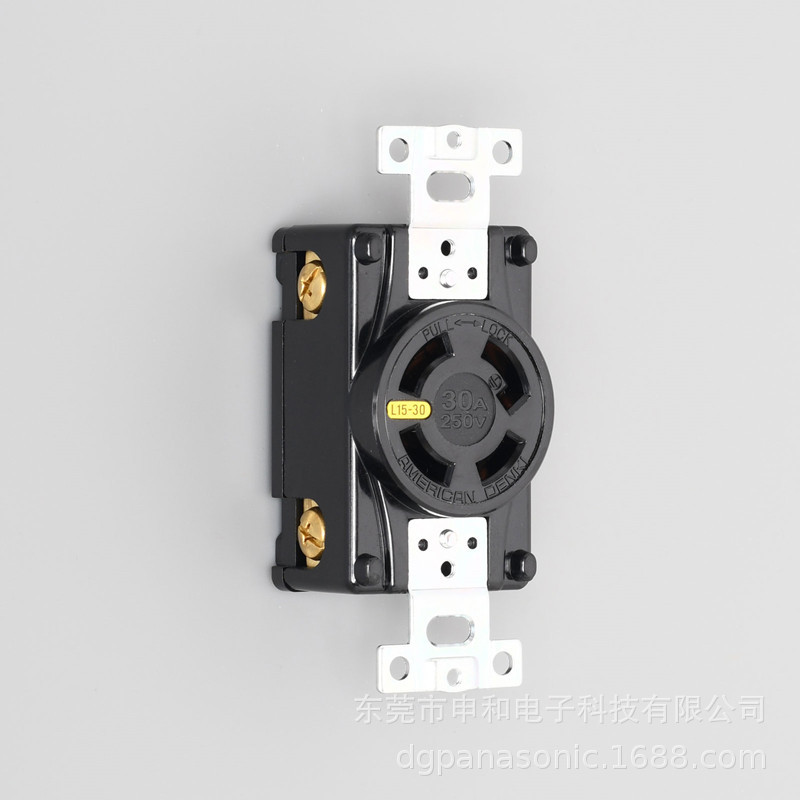 AMERICAN DENKI美国电机工业插座4320-L15机电设备插座30A250V