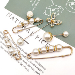 Adjustable waist circumference fixed clip brooch dress cardigan pin pants waist cincher small buckle children's clothing anti-breech pin