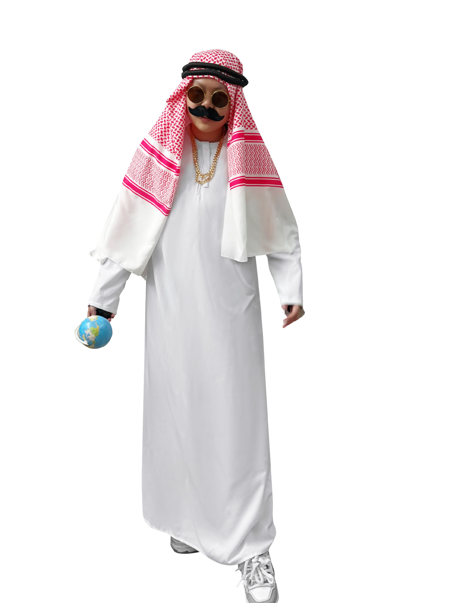 Arab Men's Thobe Saudi Dubai Muslim Robe For Middle Eastern Men_voghion.com
