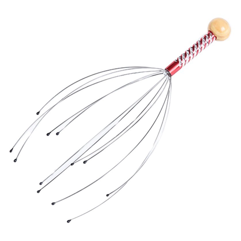 Soul Extractor Массажер для головы осьминога, массажная проволока для головы, массажная расческа для когтей, проволочный массажер для кожи головы