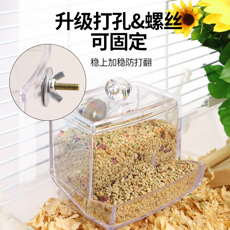 Rutin chicken feeder automatic chicken food box trough food pot food tank feed box feeding drinking water feeder wholesale