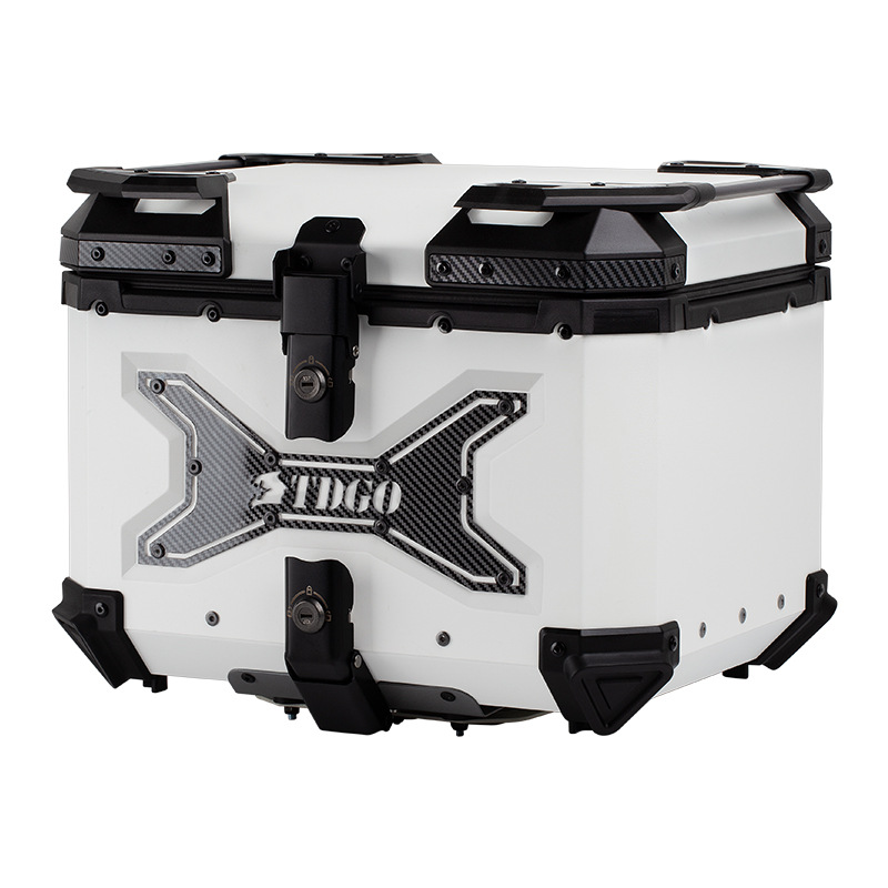 Motocicleta de aleación de aluminio maletero de gran capacidad coche eléctrico caja trasera especial Honda Suzuki 125la caja del pedal