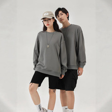 秋天圆领卫衣定制diy学生班服活动服 套头卫衣简约时尚休闲长袖衫