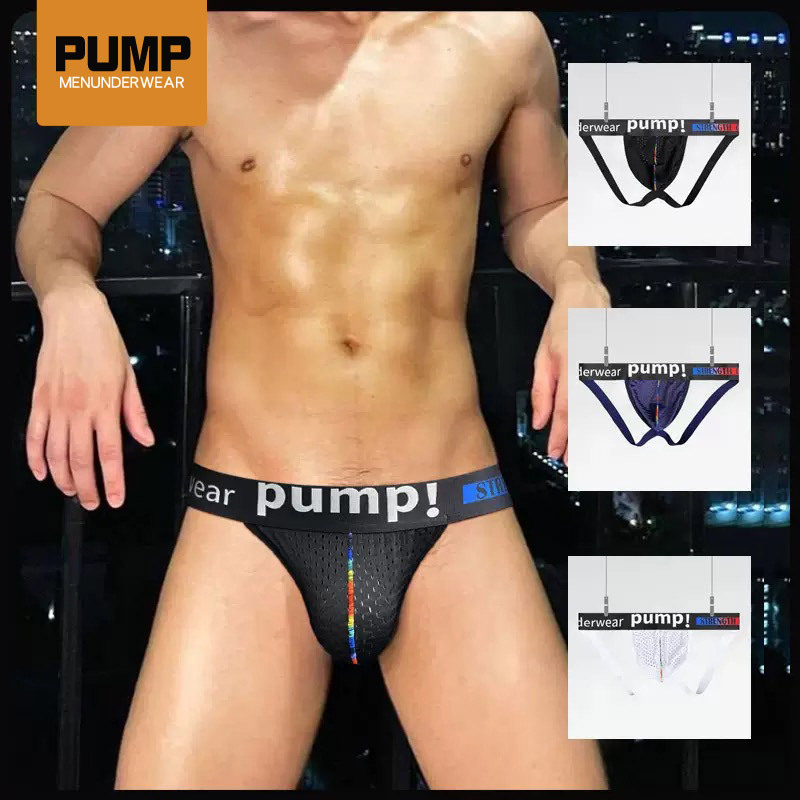 Men's T pants European and American men's double thong back empty hip-exposed cross-border sexy underwear men's nightclub bikini underwear